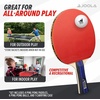 image:imageJOOLA Advanced Premium Ping Pong Paddles Set of 4  Professional Table Tennis Paddles 6 Advanced Training 3 Star Ping Pong Balls and Carrying Case  Tournament Level  Indoor and Outdoor CompatibleOne Size