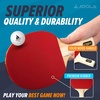 image:imageJOOLA Advanced Premium Ping Pong Paddles Set of 4  Professional Table Tennis Paddles 6 Advanced Training 3 Star Ping Pong Balls and Carrying Case  Tournament Level  Indoor and Outdoor CompatibleOne Size