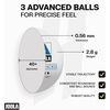 image:imageJOOLA Duo Pro Ping Pong Paddles Set of 2  Professional Table Tennis Paddles Three Advanced 3 Star Tournament Ping Pong Balls and Carrying Case  Advanced Table Tennis RacketsHugo Calderano Exclusive