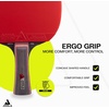 image:imageJOOLA Duo Pro Ping Pong Paddles Set of 2  Professional Table Tennis Paddles Three Advanced 3 Star Tournament Ping Pong Balls and Carrying Case  Advanced Table Tennis RacketsRed