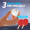 image:imageJOOLA Essentials Duel 2Player Table Tennis Paddle Set with 2 Ping Pong Paddles amp 3 Balls  Pips Out Hardbat Ping Pong Rackets Great for All Playing Levels amp Ages  White Balls