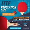 image:imageJOOLA Family Premium Ping Pong Paddles Set of 4  Advanced Table Tennis Rackets 10 Training 3 Star Ping Pong Balls and Storage Case  Competitive or Recreational Play  Indoor and Outdoor CompatiblePack of 1