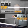 image:imageJOOLA Indoor 15mm Ping Pong Table with Quick Clamp Ping Pong Net Set  Single Player Playback Mode  Regulation Size Table Tennis Table  Compact Storage Ping Pong TableQuadri