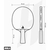 image:imageJOOLA Infinity Carbon Professional Ping Pong Paddles  Ergonomic Comfort Grip  ITTF Approved Rubbers  Professional Ping Pong Paddle for Advanced Control amp Speed  Table Tennis RacketHugo Calderano Exclusive