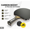 image:imageJOOLA Infinity Carbon Professional Ping Pong Paddles  Ergonomic Comfort Grip  ITTF Approved Rubbers  Professional Ping Pong Paddle for Advanced Control amp Speed  Table Tennis RacketHugo Calderano Exclusive