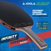 image:imageJOOLA Infinity Overdrive  Professional Performance Ping Pong Paddle with Carbon Technology  Black Rubber on Both Sides  Competition Table Tennis Racket for Advanced Training  Extreme SpeedRed Handle RedBlack Rubber