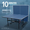 image:imageJOOLA Inside Professional MDF Indoor Ping Pong Table with Quick Clamp Table Tennis Net and Post Set  10 Minute Easy Assembly  Tournament Quality  Foldable with Single Player Playback Mode13mm