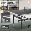 image:imageJOOLA Inside Professional MDF Indoor Ping Pong Table with Quick Clamp Table Tennis Net and Post Set  10 Minute Easy Assembly  Tournament Quality  Foldable with Single Player Playback Mode15mm Grey