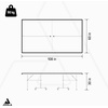 image:imageJOOLA NOVA Outdoor Ping Pong Table with Waterproof Table Tennis Net Set  Quick Assembly  All Weather Aluminum Composite Surface  Tournament Quality  Indoor amp Outdoor CompatibleNOVA Pro Plus Outdoor