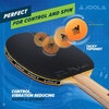 image:imageJOOLA Omega Control  Tournament Performance Ping Pong Paddle  Table Tennis Racket for Advanced Training with Flared Handle  Includes Vizon Table Tennis Rubber  Designed for ControlNatural Light