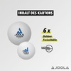 image:imageJOOLA Outdoor Table Tennis Balls  6 Pack of 40mm Regulation Size Ping Pong Balls for Training and Recreational Play  Fun as a Cat Toy  Indoor and Outdoor Compatible White