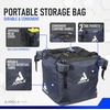 image:imageJOOLA Pickleball Ball Caddy  Holds up to 100 Balls  Includes 2 Side Pockets  Pickleball Equipment for Practice amp Server Machine  Wheeled Cart with Bulk Ball Storage Bag  Black