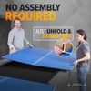 image:imageJOOLA Ping Pong Conversion Top with Net Set for Billiard and Pool Tables  Regulation Top Converts Billiards into Ping Pong Table  Includes Foam Padding for Protection  Steel Frame OptionFoldable