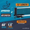 image:imageJOOLA Premium Avanti Table Tennis Net and Post Set  Portable and Easy Setup Ping Pong Screw On Clamp NetBlack