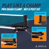 image:imageJOOLA Premium Avanti Table Tennis Net and Post Set  Portable and Easy Setup Ping Pong Screw On Clamp NetBlack