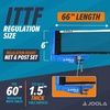 image:imageJOOLA Premium Avanti Table Tennis Net and Post Set  Portable and Easy Setup Ping Pong Screw On Clamp NetBlue
