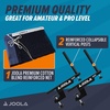 image:imageJOOLA Premium Avanti Table Tennis Net and Post Set  Portable and Easy Setup Ping Pong Screw On Clamp NetWhiteBlack