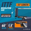image:imageJOOLA Premium Avanti Table Tennis Net and Post Set  Portable and Easy Setup Ping Pong Screw On Clamp NetWhiteBlack