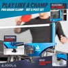 image:imageJOOLA Professional Grade WX Aluminum Indoor amp Outdoor Table Tennis Net and Post Set  Quick Setup  72in Regulation Ping Pong Net  Reinforced Cotton Blend with Adjustable Tensioning System