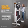 image:imageJOOLA Rally TL Professional MDF Indoor Ping Pong Table wQuick Clamp Table Tennis Net amp Post Set  10 Minute Easy Assembly  Corner Ball Holders  Tournament Quality  Includes Playback ModeStandard