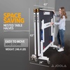image:imageJOOLA Rally TL Professional MDF Indoor Ping Pong Table wQuick Clamp Table Tennis Net amp Post Set  10 Minute Easy Assembly  Corner Ball Holders  Tournament Quality  Includes Playback ModeStandard