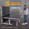 image:imageJOOLA Rally TL Professional MDF Indoor Ping Pong Table wQuick Clamp Table Tennis Net amp Post Set  10 Minute Easy Assembly  Corner Ball Holders  Tournament Quality  Includes Playback ModeStandard