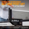 image:imageJOOLA Rally TL Professional MDF Indoor Ping Pong Table wQuick Clamp Table Tennis Net amp Post Set  10 Minute Easy Assembly  Corner Ball Holders  Tournament Quality  Includes Playback ModeStandard