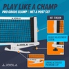 image:imageJOOLA Snapper Professional Table Tennis Net and Post Set  Portable and Easy Setup 72 Regulation Size Ping Pong Spring Activated Clamp Net Silver