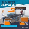 image:imageJOOLA Snapper Professional Table Tennis Net and Post Set  Portable and Easy Setup 72 Regulation Size Ping Pong Spring Activated Clamp Net Silver