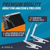 image:imageJOOLA Snapper Professional Table Tennis Net and Post Set  Portable and Easy Setup 72 Regulation Size Ping Pong Spring Activated Clamp Net Silver