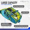 image:imageJOOLA Tour Elite Pickleball Bag  Backpack amp Duffle Bag for Paddles amp Pickleball Accessories  Thermal Insulated Pockets Hold 4 Paddles  Includes Fence HookBlueYellow