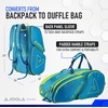 image:imageJOOLA Tour Elite Pickleball Bag  Backpack amp Duffle Bag for Paddles amp Pickleball Accessories  Thermal Insulated Pockets Hold 4 Paddles  Includes Fence HookBlueYellow
