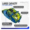image:imageJOOLA Tour Elite Pickleball Bag  Backpack amp Duffle Bag for Paddles amp Pickleball Accessories  Thermal Insulated Pockets Hold 4 Paddles  Includes Fence HookNavyYellow