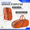 image:imageJOOLA Tour Elite Pro Pickleball Bag  Backpack amp Duffle Bag for Paddles amp Pickleball Accessories  Thermal Insulated Pockets Hold 4 Paddles  Includes Fence HookOrangeGray