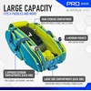 image:imageJOOLA Tour Elite Pro Pickleball Bag  Backpack amp Duffle Bag for Paddles amp Pickleball Accessories  Thermal Insulated Pockets Hold 4 Paddles  Includes Fence HookBlueYellow