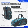 image:imageJOOLA Tour Elite Pro Pickleball Bag  Backpack amp Duffle Bag for Paddles amp Pickleball Accessories  Thermal Insulated Pockets Hold 4 Paddles  Includes Fence HookBlackLight Blue