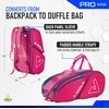 image:imageJOOLA Tour Elite Pro Pickleball Bag  Backpack amp Duffle Bag for Paddles amp Pickleball Accessories  Thermal Insulated Pockets Hold 4 Paddles  Includes Fence HookHot PinkBlue