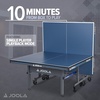 image:imageJOOLA Tour Indoor Ping Pong Table with Quick Clamp Table Tennis Net  10 Minute Assembly  Foldable Indoor Surface with Single Player Playback Mode  Competition Grade MDF Top  Tournament QualityTour 2500