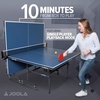 image:imageJOOLA Tour Indoor Ping Pong Table with Quick Clamp Table Tennis Net  10 Minute Assembly  Foldable Indoor Surface with Single Player Playback Mode  Competition Grade MDF Top  Tournament QualityTour 1500