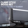 image:imageJOOLA Tour Indoor Ping Pong Table with Quick Clamp Table Tennis Net  10 Minute Assembly  Foldable Indoor Surface with Single Player Playback Mode  Competition Grade MDF Top  Tournament QualityTour 1800