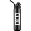 image:imageJOOLA Water Bottle  22 oz  Doublewall Insulated LeakProof Keeps Drinks Cold or Hot Carabiner Loop Handle To Clip and Take on the Go  Click lid that locks and unlocks with easeBlack and White