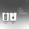 image:imageJOOLA Water Bottle  22 oz  Doublewall Insulated LeakProof Keeps Drinks Cold or Hot Carabiner Loop Handle To Clip and Take on the Go  Click lid that locks and unlocks with easeBlack and White