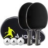 image:imageJOOLA Duo Pro Ping Pong Paddles Set of 2  Professional Table Tennis Paddles Three Advanced 3 Star Tournament Ping Pong Balls and Carrying Case  Advanced Table Tennis RacketsBlack