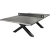 image:imageJOOLA Outdoor Table Tennis Table  Multi Use Conference Table Dining Table  Concrete Wood Look Includes Steel Outdoor Ping Pong Net Set amp Frame  Hybrid Indoor Outdoor Ping Pong TableGrey