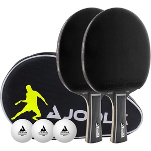 image:imageJOOLA Duo Pro Ping Pong Paddles Set of 2  Professional Table Tennis Paddles Three Advanced 3 Star Tournament Ping Pong Balls and Carrying Case  Advanced Table Tennis RacketsBlack