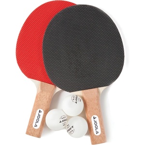 image:imageJOOLA Essentials Duel 2Player Table Tennis Paddle Set with 2 Ping Pong Paddles amp 3 Balls  Pips Out Hardbat Ping Pong Rackets Great for All Playing Levels amp Ages  White Balls
