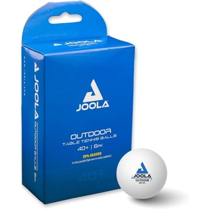 image:imageJOOLA Outdoor Table Tennis Balls  6 Pack of 40mm Regulation Size Ping Pong Balls for Training and Recreational Play  Fun as a Cat Toy  Indoor and Outdoor Compatible White