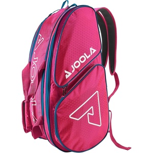 image:imageJOOLA Tour Elite Pickleball Bag  Backpack amp Duffle Bag for Paddles amp Pickleball Accessories  Thermal Insulated Pockets Hold 4 Paddles  Includes Fence HookHot PinkBlue