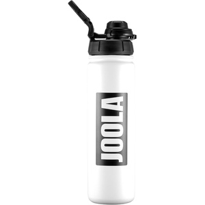 image:imageJOOLA Water Bottle  22 oz  Doublewall Insulated LeakProof Keeps Drinks Cold or Hot Carabiner Loop Handle To Clip and Take on the Go  Click lid that locks and unlocks with easeWhite and Black