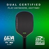 image:imageJOOLA 3S Pickleball Paddles  Raw Carbon Fiber Surface  Ben Johns Perseus Hyperion Scorpeus amp Magnus Shapes  Elongated Wide Body amp Aero Curve Designs  14mm16mm Paddles  UPAA CertifiedBlue  Green